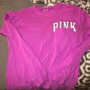 PINK over sized long sleeve!!